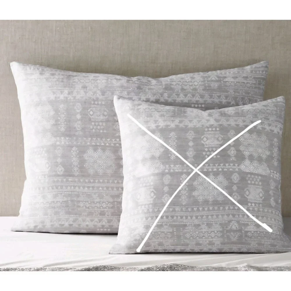 Restoration Hardware Linen GOA Sham For King Lounger Oversized Pillow Cover Sham